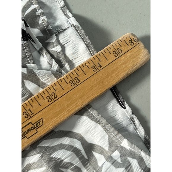 Niche Nilgun Derman Floral Mini Dress Women XS Gray Tie Boho Hippie Cottagecore - Picture 6 of 7